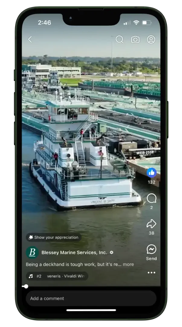 Merit Media Maritime Marketing for Blessey Marine Services